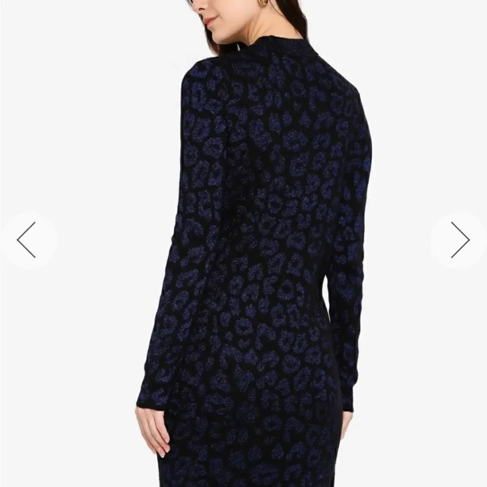 NWT Banana Republic Leopard Sweater Dress - Picture 4 of 11